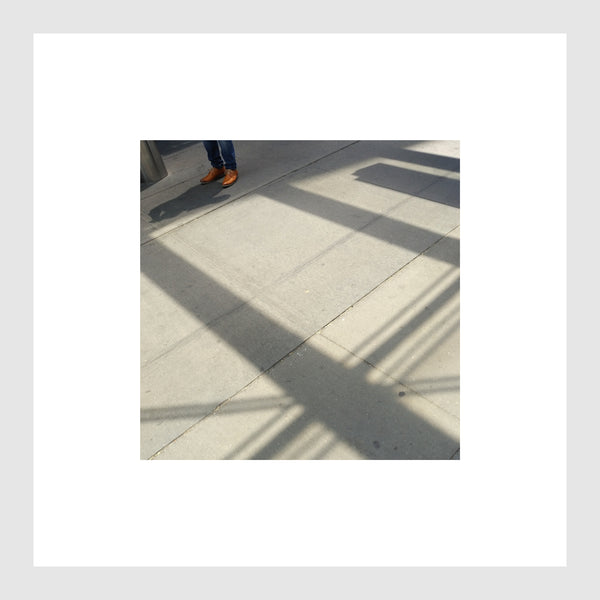 New York Sidewalks No 6, 2019, Ed. 25, 12in x 12in (30 x 30 cm), C-Type print on Fuji Matt archival paper